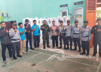 Koramil Warungkiara Terjunkan 19 Personel Kawal Distribusi Kotak Suara Ke TPS Warungkiara Dan Bantargadung