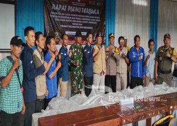 Danramil 2203/Warungkiara Hadiri Rapat Pleno Terbuka Rekapitulasi Perhitungan Suara Di Bantargadung