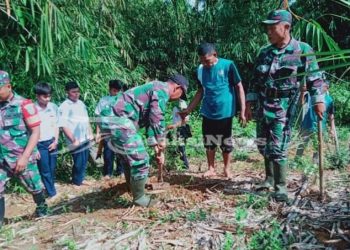 Lestarikan Alam, TNI Bersama Masyarakat Lakukan Penanaman 300 Bibit Pohon Di Bantargadung