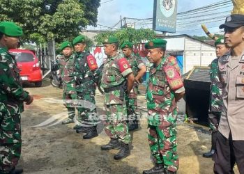 Danramil 2203/Warungkiara Pimpin Apel Pam Siaga Pilkada 2024