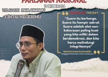 Bawaslu Kota Sukabumi Mengucapkan Selamat Hari Pahlawan Nasional