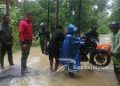 Dandim 0622/Kab. Sukabumi Tinjau Langsung Lokasi Banjir di Wilayah Kecamatan Ciemas