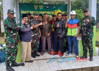 Kodim 0607/ Kota Sukabumi Bagikan Sembako Kepada Petani Penggarap Lahan
