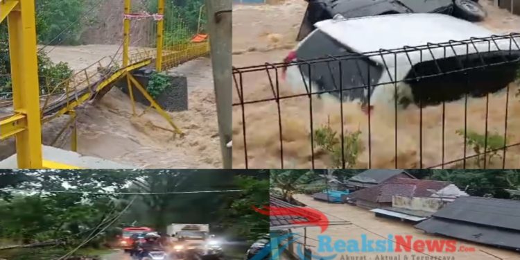 6 Mobil Hanyut, Akibat Banjir Bandang di Sukabumi, Ini 14 Wilayah Terdampak