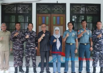 Terima Kunjungan Kerja Danlanal Bandung, Wabup Mendukung Keamanan dan Ketertiban Wilayah