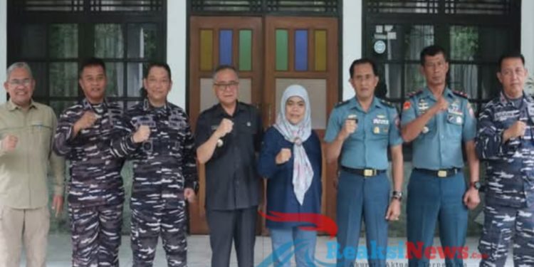 Terima Kunjungan Kerja Danlanal Bandung, Wabup Mendukung Keamanan dan Ketertiban Wilayah