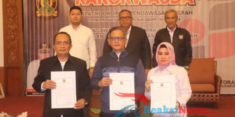 Bupati Marwan Hadiri Rakor Pengawasan Daerah Tingkat Kab Sukabumi Tahun 2024