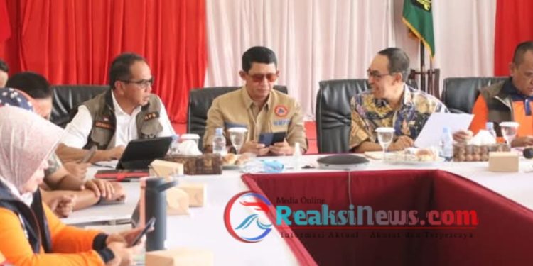 Rakor Tanggap Darurat Bencana Bersama Kepala BNPB, Evaluasi Penanganan Bencana di Kab Sukabumi