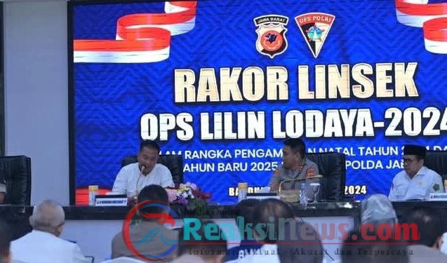 Polda Jabar Gelar Rapat Koordinasi Lintas Sektoral Untuk Pengamanan Perayaan Nataru