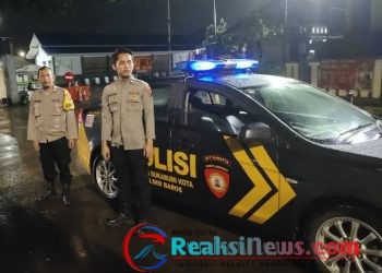 Jelang Natal dan Tahun Baru 2025, Polsek Baros Intensitas Patroli Malam Hari