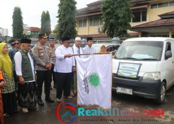 Bupati Sukabumi Lepas Pendistribusian Bantuan Ke 25 Kecamatan Terdampak Bencana