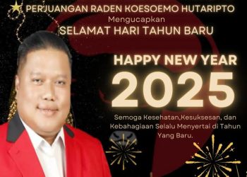 Raden Koesoemo Hutaripto Anggota DPRD Kota Sukabumi Mengucapkan Selamat Tahun Baru 2025