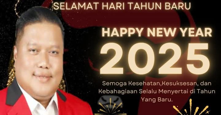Raden Koesoemo Hutaripto Anggota DPRD Kota Sukabumi Mengucapkan Selamat Tahun Baru 2025