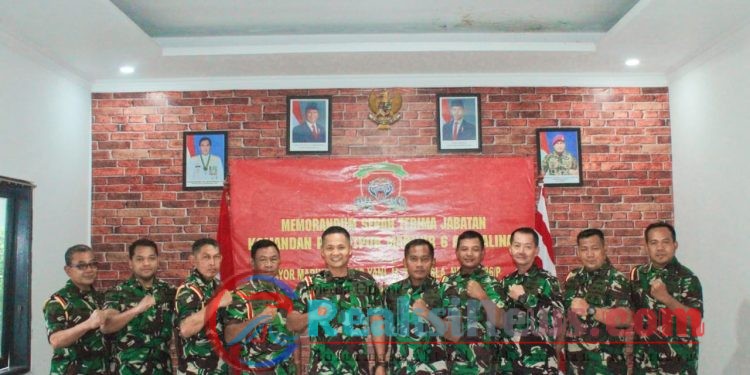 Memorandum Serah Terima Jabatan Komandan Puslatpurmar 6 Antralina
