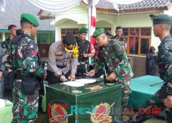 Dandim 0607/Kota Sukabumi dan Forkopimda Melepas etape 2 Pleton Beranting Yudha Wastu Pramuka Jaya TA 2024