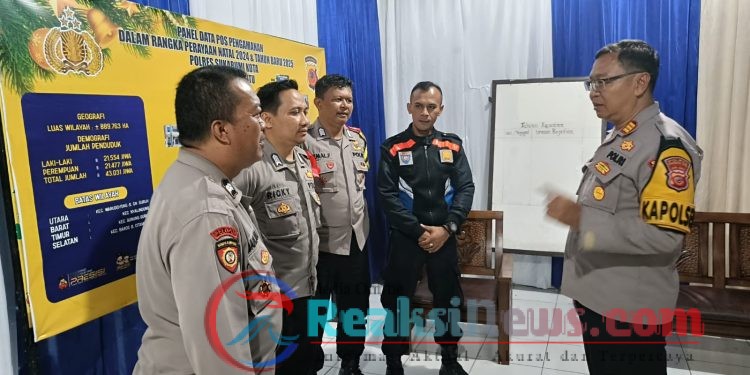 Apel Malam Dalam Rangka Kegiatan Rutin Yang Ditingkatkan ( KRYD ) Antisipasi Arus Mudik Liburan Natal dan Tahun Baru