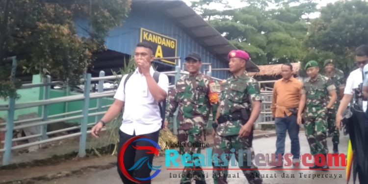 Danramil 2203/Warungkiara Dampingi Menteri Imigrasi dan Pemasyarakatan RI Saat Panen Raya di Lapas Kelas IIA Warungkiara