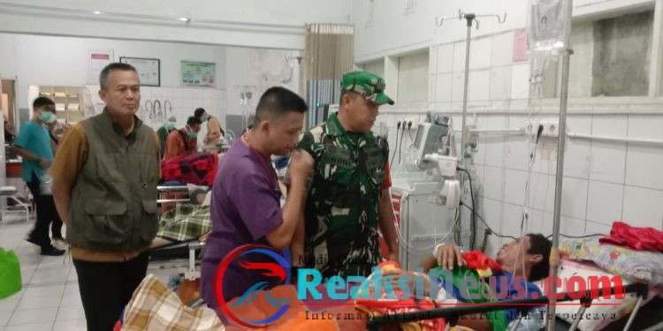 Dandim 0622/Kab. Sukabumi Kunjungi Korban Keracunan Makanan di RSUD Palabuhanratu