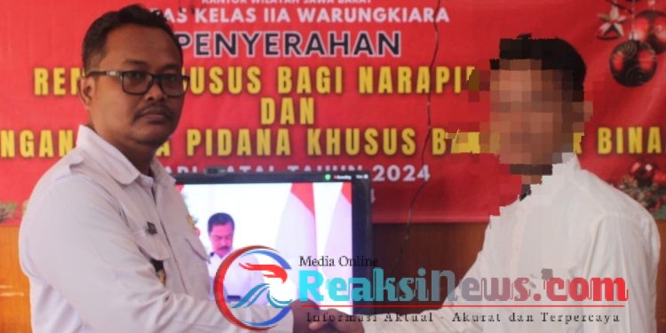 Tujuh Warga Binaan Nasrani di Lapas Warungkiara mendapatkan Remisi Natal Tahun 2024