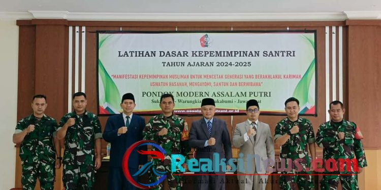 Danramil Memberikan Pembekalan Materi Kepemimpinan kepada Santri Assalam Giat LDKS Kelas 5/2 Sma Santri Assalam