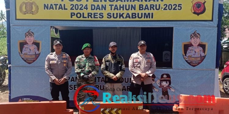 Personil Pos Pam TNI-Polri Di Warungkiara Laksanakan Pengamanan