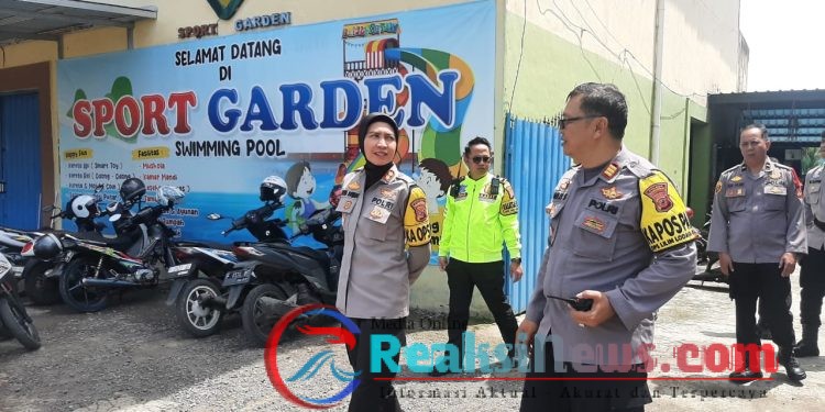 Kegiatan Kunjungan Kapolres Sukabumi Kota Ke Pospam Sport Garden Lembursitu