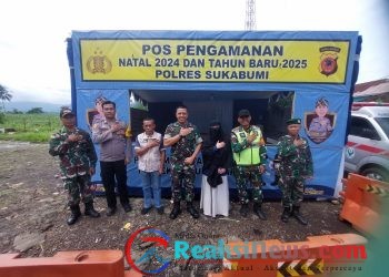 Dandim 0622/Kabupaten Sukabumi Kunjungi Pos Pam Bantargadung