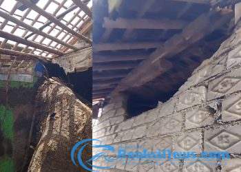 Akibat Atap Sudah Lapuk, Rumah Warga Roboh dan Tidak Ada Bantuan Sama Sekali dari Pemerintah Kota Sukabumi