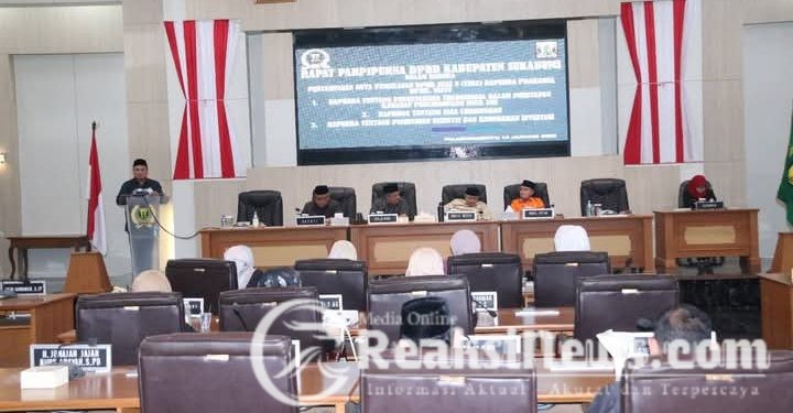 Rapat Paripurna DPRD Kabupaten Sukabumi, Nota Penjelasan Atas Tiga Raperda