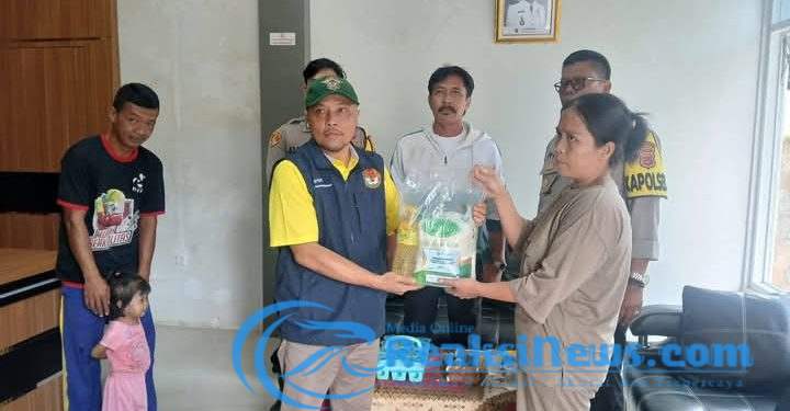 Camat dan Forkopincam Palabuhanratu Gercep Tinjau Pergerakan Tanah di Citarik