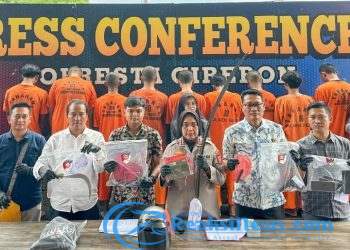 Polresta Cirebon Ungkap 7 Kasus Tindak Pidana, Amankan 9 Tersangka