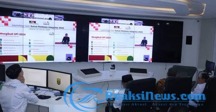 Launching Hasil Survey Penilayan Integritas, Bupati Komitmen Tingkatkan Layanan Publik