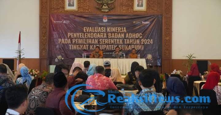 Evaluasi Kinerja Penyelenggaraan Pemilukada, KPU Kab Sukabumi Kumpulkan Badan Adhock Pemilukada 2024