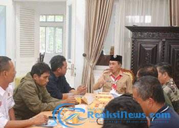 Beraudensi dengan Sekda PWI Kab Sukabumi Paparkan Program Kegiatan Hari PERS Nasional