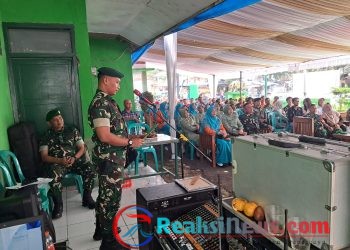 Danramil 2207/Jampangtengah Lepas Satu Anggotanya Menuju Purnatugas, Pesan Penting Disampaikan