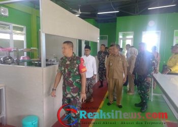 Dandim 0622/Kab. Sukabumi didampingi Bupati Sukabumi hadiri Lounching SPPG di Yayasan Pendidikan dan Sosial Islam Nurul Huda Annawawiyyah Kecamatan Ciracap Kab. Sukabumi