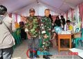 Danpos Bantargadung Koramil 2203/Warungkiara Dampingi Mahasiswa Tarumanegara Saat Laksanakan Baksos Pengobatan Gratis