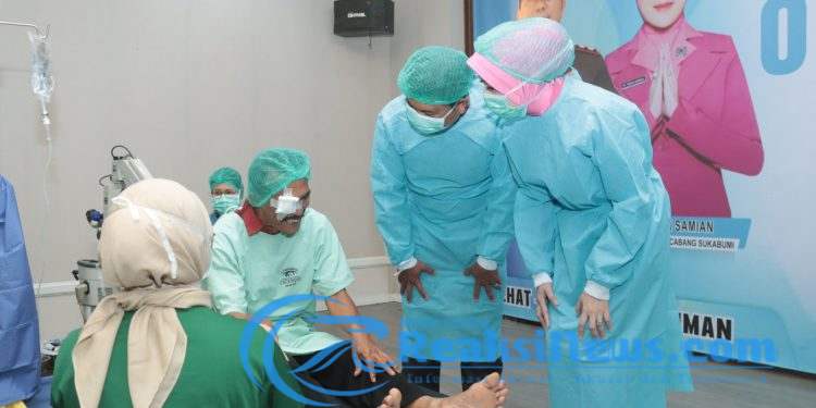 Polres Sukabumi Sehat, Ratusan Pasien Katarak Dioperasi Gratis