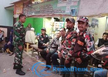 Jalin Silaturahmi Dengan Baik, Danramil 2203/Warungkiara Komsos Bareng Ormas LMP Di Warungkiara