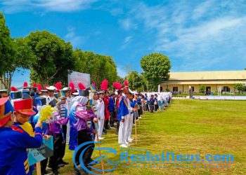 Lomba Marching Band Tingkat Kota/Kabupaten Sukabumi Di Ponpes Modern Assalam Putri Di Ikuti Ribuan Peserta