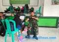 Dandim 0622/Kab. Sukabumi Bersama Ketua Persit Cabang XLV Dim 0622/Kab. Sukabumi Gelar Donor Darah dalam Rangka HUT ke-79 Persit Kartika Chandra Kirana