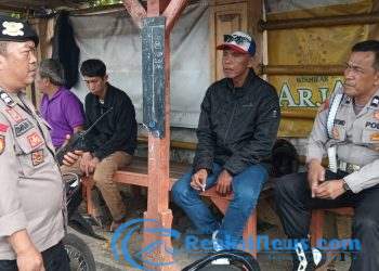 Sambangi Ojeg Pangkalan, Polsek Lembursitu Beri Himbauan Kamtibmas