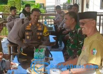 Komsos Bersama Forkopimcam, Danramil 2203/Warungkiara : Pentingnya Menjaga Keharmonisan