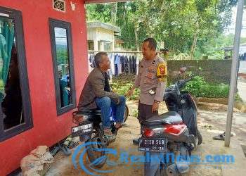 Bhabinkamtibmas Polsek Lembursitu Patroli Sambang Warga Sampaikan Himbauan Kamtibmas