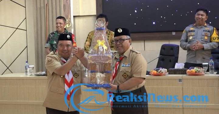 Bupati Marwan Minta Gerakan Pramuka Memiliki Ide Kreatif Sesuai Perkembangan Zaman