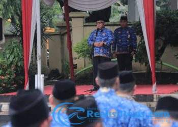 Jadi Inspektur Upacara, Bupati Marwan Memohon Maaf atas Kekurangan dan Kehilafan Selama Memimpin