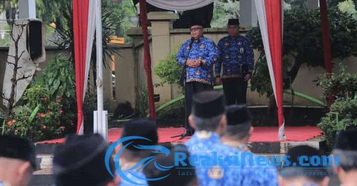 Jadi Inspektur Upacara, Bupati Marwan Memohon Maaf atas Kekurangan dan Kehilafan Selama Memimpin