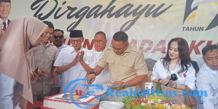 DPC Partai Gerindra Kabupaten Sukabumi Gelar Syukuran Dirgahayu Ke-17, Mengusung Tema “Berjuang Tiada Batas”