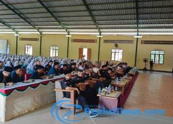 Wakili Dandim 0622/Kabupaten Sukabumi, Danramil 2203/Warungkiara Hadiri Peresmian Gedung Kelas 3 Lantai Ponpes Modern Assalam Putri
