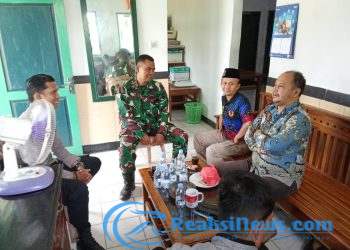 Utamakan Silaturahmi, Danramil 2203/Warungkiara Giat Komsos Forkopimcam Warungkiara dan Bantargadung